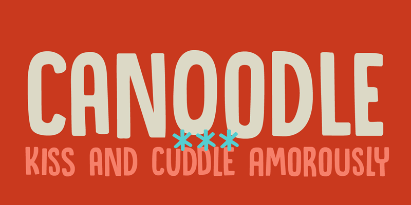 dk-canoodle-free-font