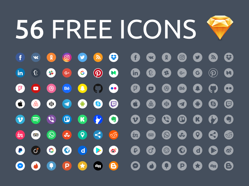 free-social-icons-update