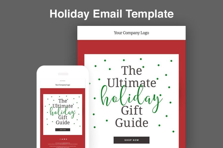 Christmas Email Templates For The Upcoming Holiday Mailing Gt3 Themes