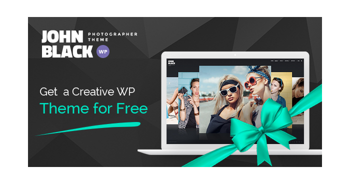 Incredible Giveaway! Get JohnBlack Fullscreen Photography WP Theme for FREE!