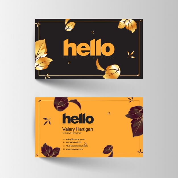 business-card-design-free-vector
