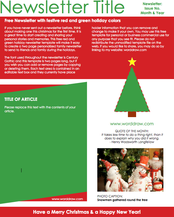 christmas-newsletter-3-free-email-template