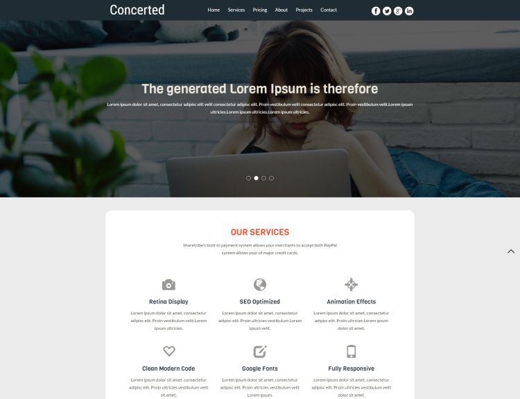 concerted-free-html-template