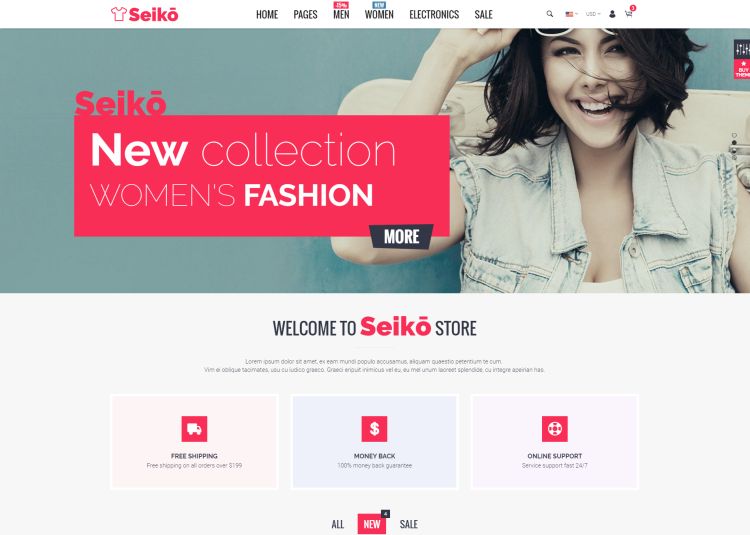 seiko-premium-html-template