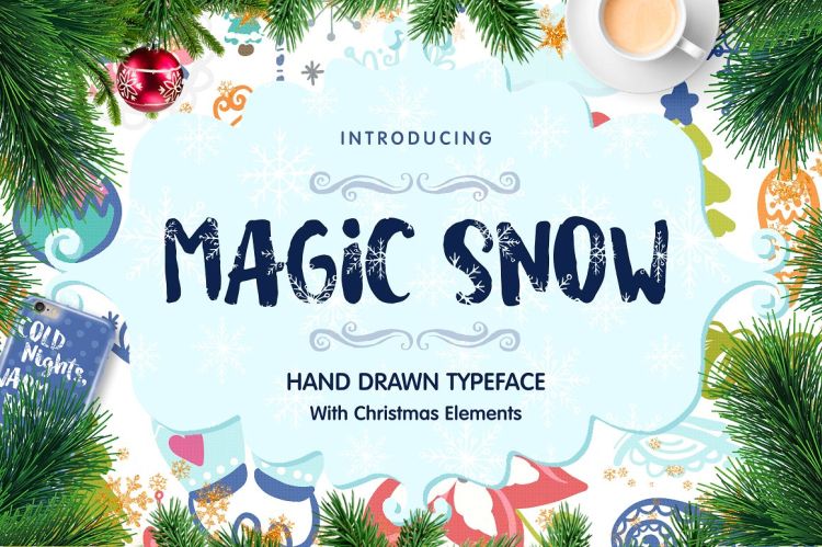 Magic Snow - Christmas Typefase