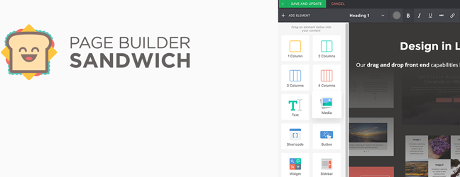 Page Builder Sandwich - Front-End Drag and Drop Page Builder