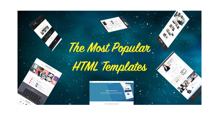 The Most Popular HTML Templates for the End of 2016