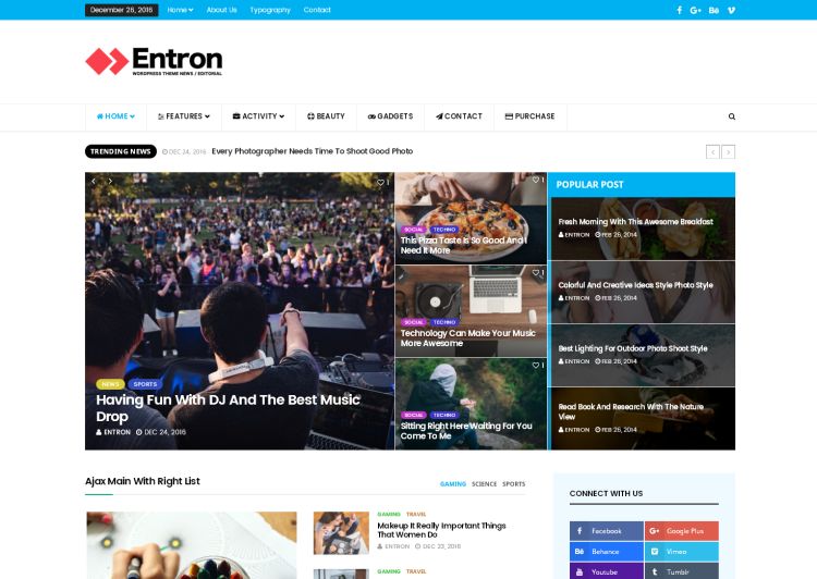 entron-premium-wordpress-theme