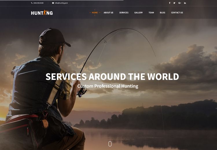 hunting-premium-html-template