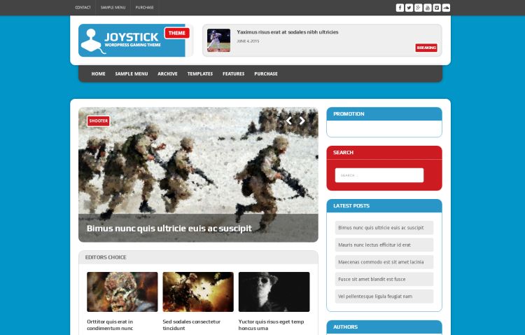 joystick-free-wordpress-theme