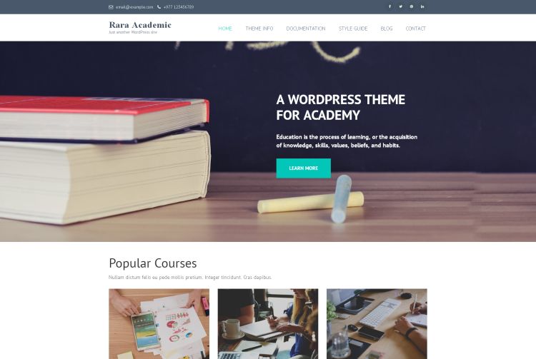 rara-academic-free-wordpress-theme