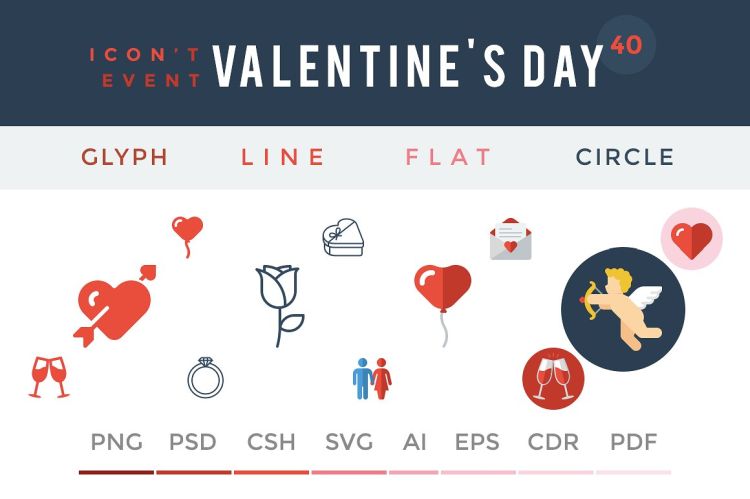 valentine's-day-icon-set