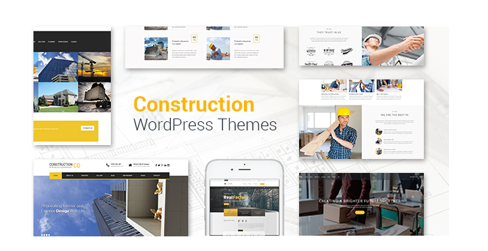 Newest Building and Construction WordPress Themes for Spring 2017