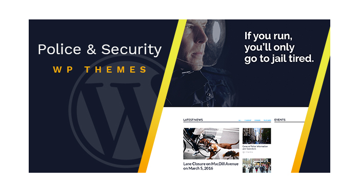 Police, Guarding and Security WordPress Themes for Summer 2017