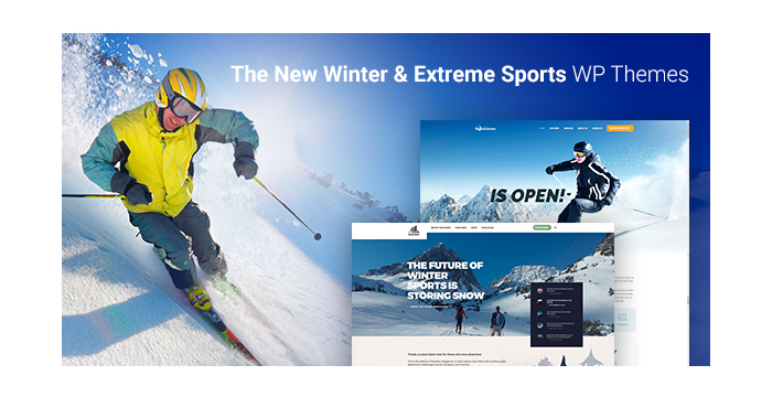 The New Winter and Extreme Sports WordPress Themes 2017
