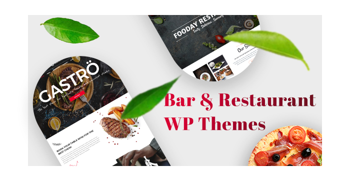 Bar and Restaurant WordPress Themes for Food and Drinks Related Websites